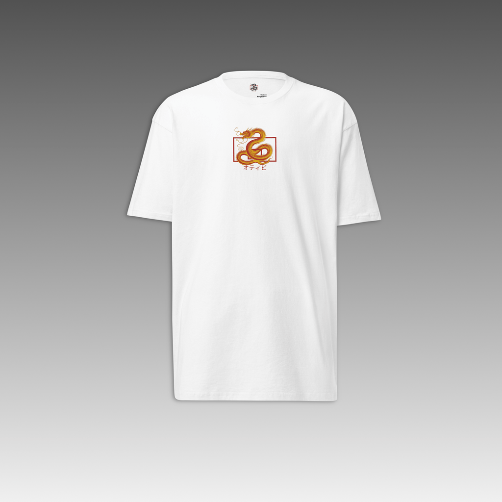 OTB Art Series: ‘Ryuu’ Embroidered Heavyweight Tee - Off The Backboard