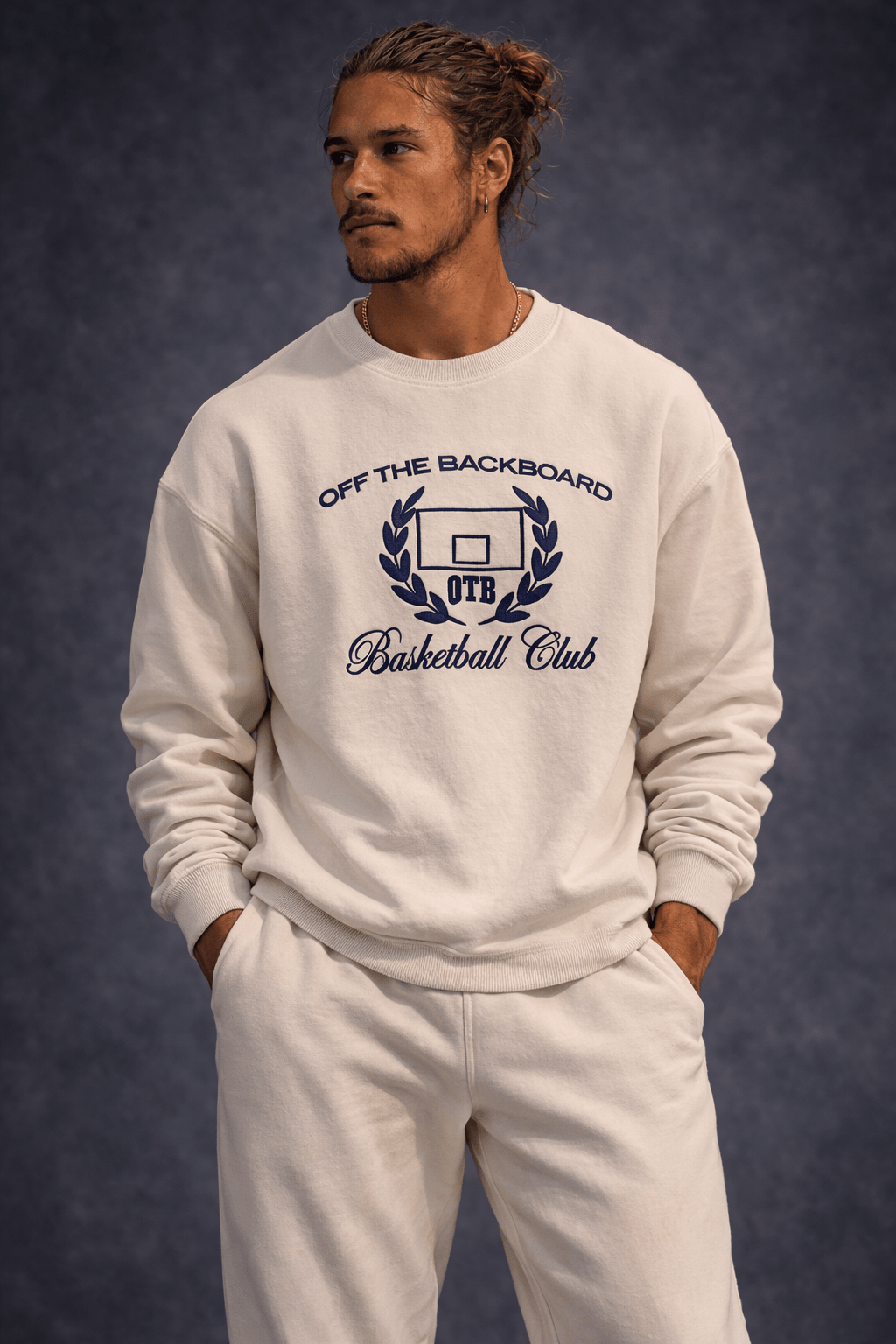 OTB Basketball Club Crewneck (Navy)