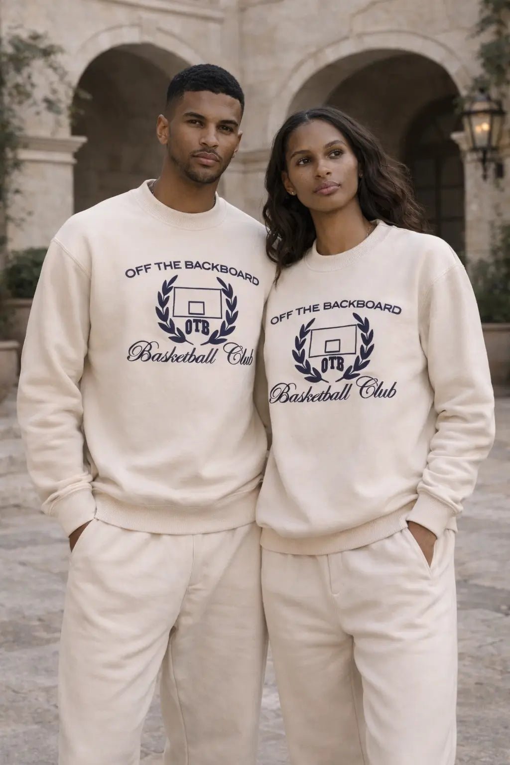 OTB Basketball Club Embroidered Crewneck (Navy)