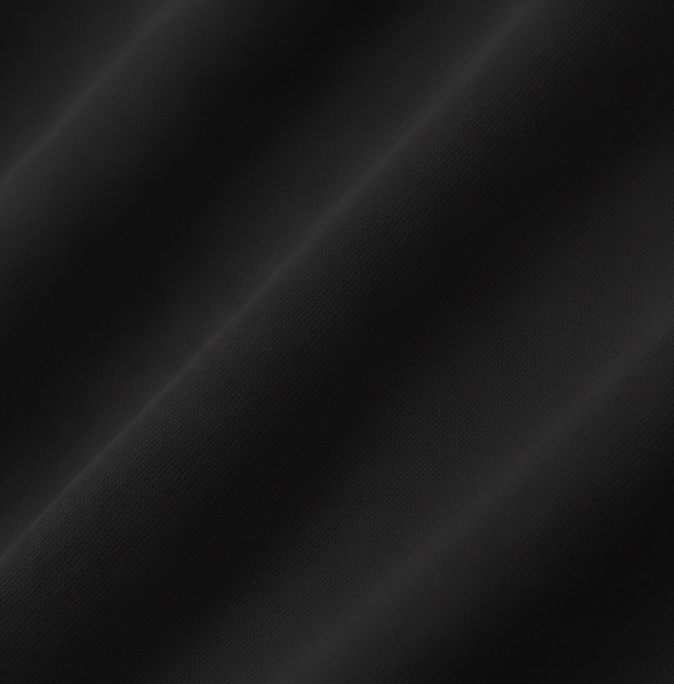 Black cotton texture with subtle folds