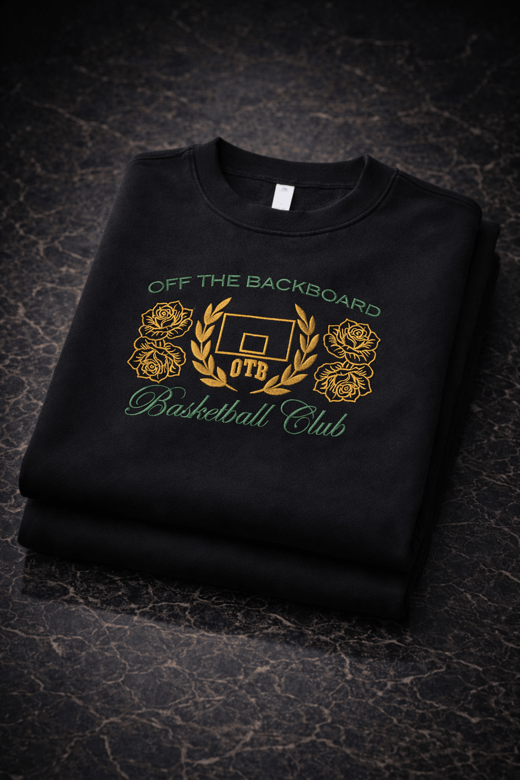 OTB Basketball Club Gold Roses Crewneck