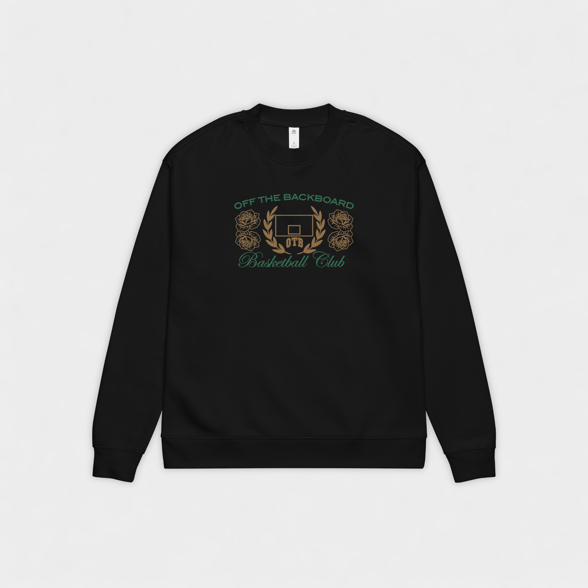 OTB Basketball Club Gold Roses Embroidered Crewneck
