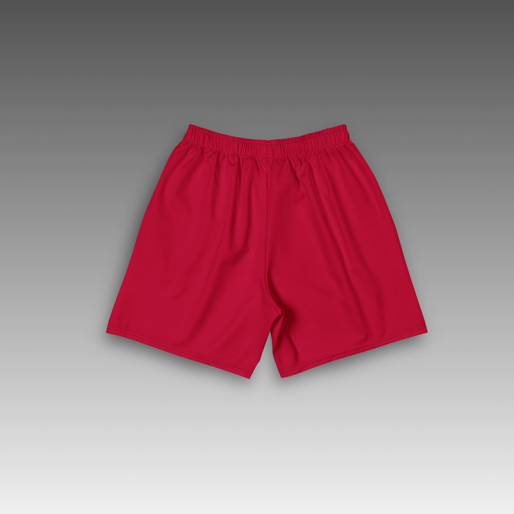 OTB Basketball Shorts in Ryuu design - back view displaying the detailed Japanese-inspired dragon pattern on black fabric, highlighting the quality construction and basketball-ready design with comfortable waistband